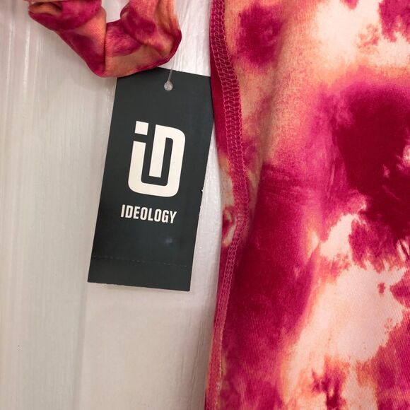 Ideology Girls Pants M Pink Tie Dye Leggings Stretch‎ with Scrunchie NWT - Picture 5 of 7